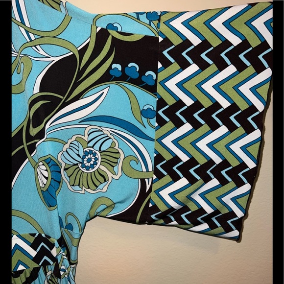 En Focus Studio Floral Printed Pullover Multicolored Dress Size 14 - Picture 3 of 6